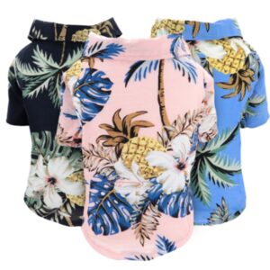Small And Medium-sized Dog Clothes Cat Cotton Print