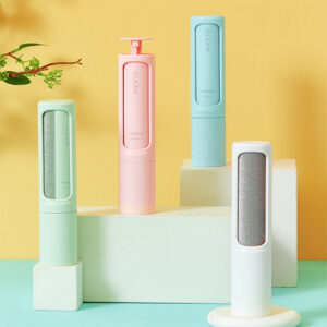 2 in 1 pet hair remover brush self cleaning