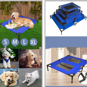 Folding Portable Pet Bed – Trampoline Style, for Camping & Travel