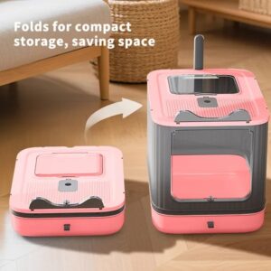 dual entry enclosed cat litter box