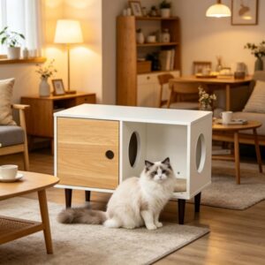 wooden cat house for outdoor