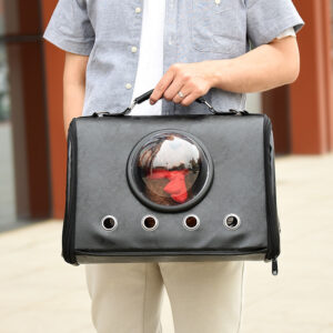 Transparent Pet Backpack – Bubble Design, for Cats & Small Dogs